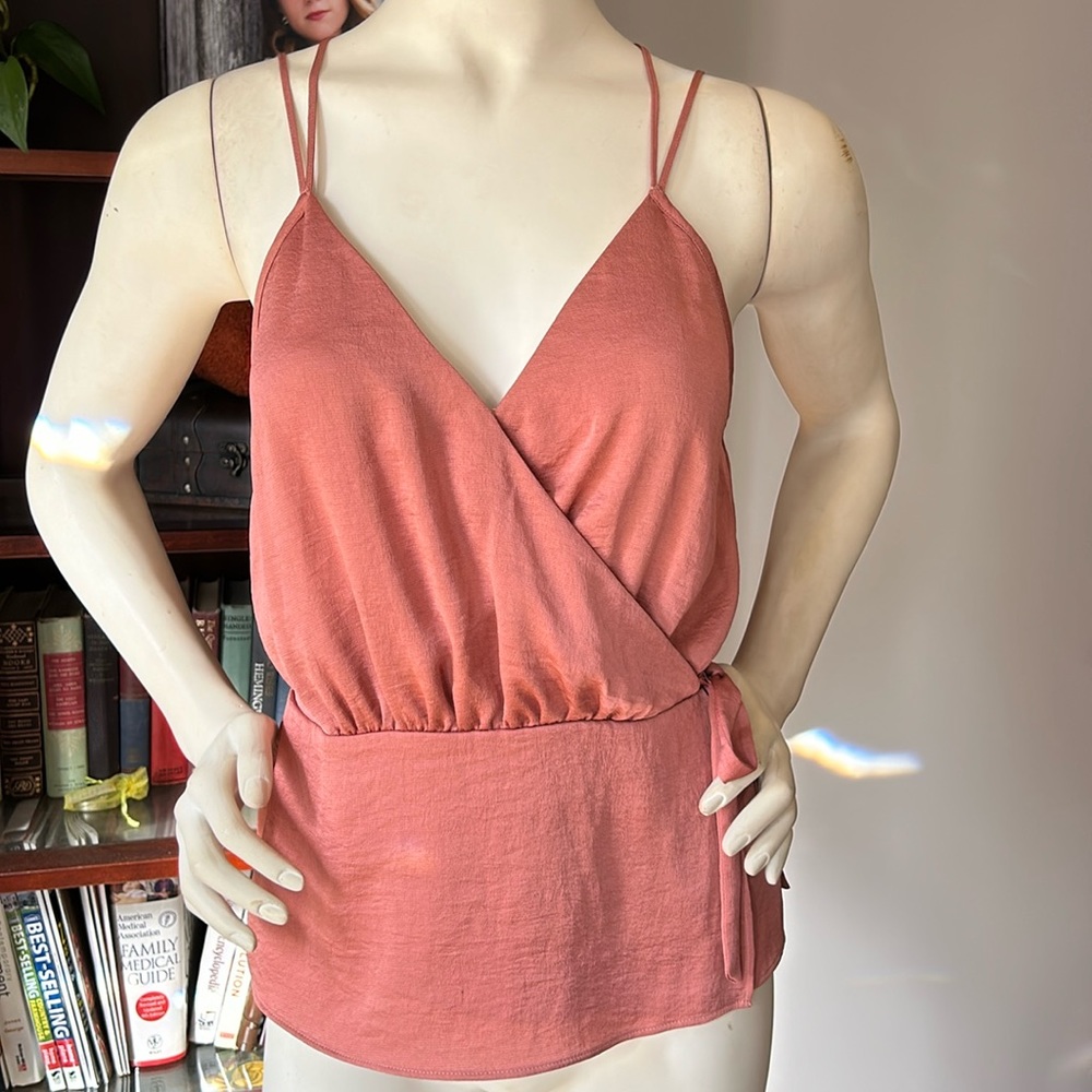 Express faux wrap top